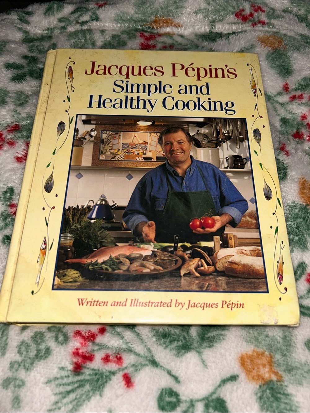 Vintage 1994- Jacques Pépin's Simple and Healthy Cooking - cookbook